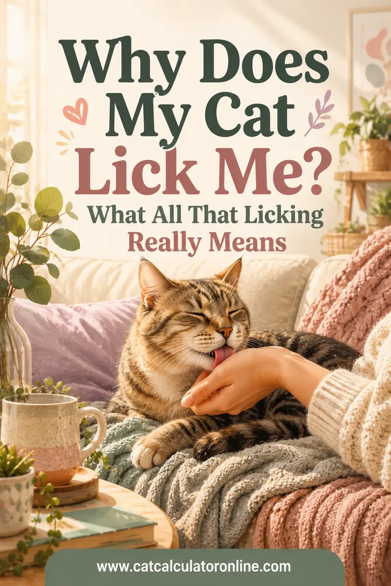 Why Does My Cat Lick Me? What All That Licking Really Means