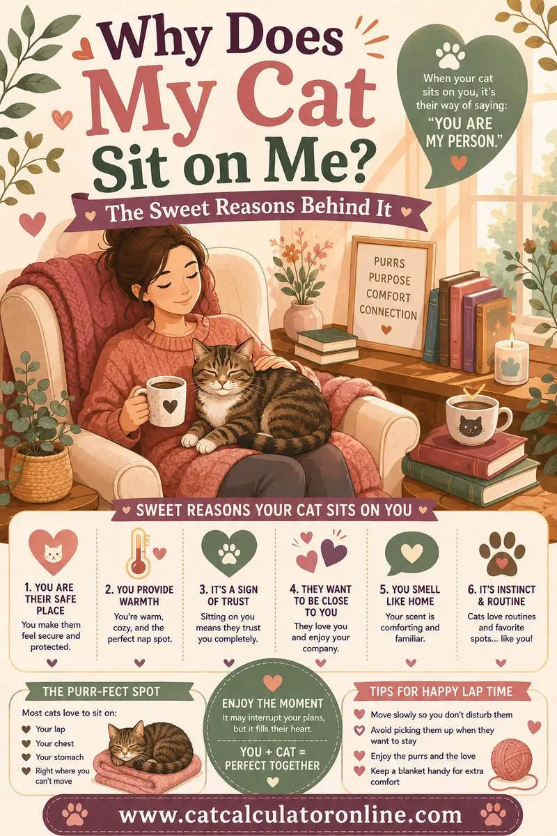 Why Does My Cat Sit on Me? The Sweet Reasons Behind It